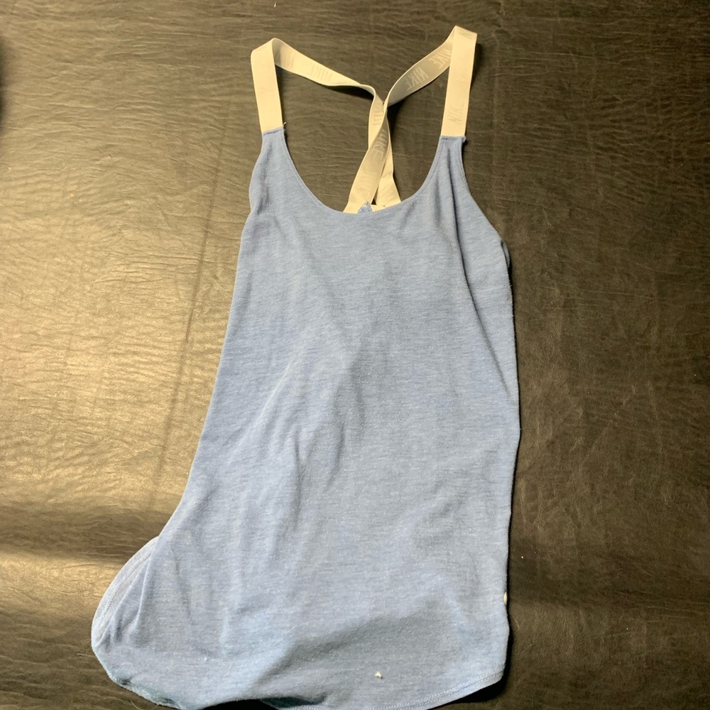 Blue Nike Racerback Tank Top
